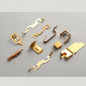 OEM Manufacturer Custom Brass Small Sheet Metal Stamping Parts 5 Star Metal Stamping Service