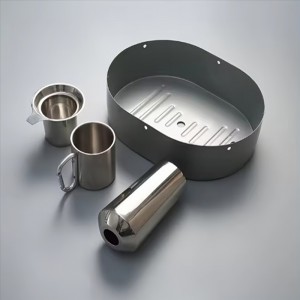 Custom Aluminum or SUS Deep Drawn supplier Metal deep drawing/spinning parts bottom part housing Metal Stamping part